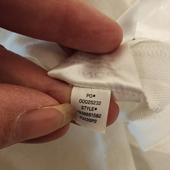 Vince Paneled Scoop Neck Dress NWT White Small - Picture 15 of 15